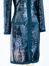 Chanel Black Sequin Scuba Dress Dress arcadeshops.com