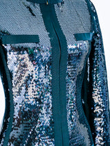 Chanel Black Sequin Scuba Dress Dress arcadeshops.com