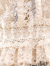 Victorian Inspired Beaded Lace Top Top arcadeshops.com