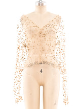 1997 Comme des Garcons Polka Dot Mesh Top Top arcadeshops.com