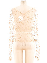 1997 Comme des Garcons Polka Dot Mesh Top Top arcadeshops.com