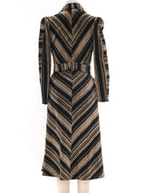1970's Striped Chenille Tapestry Coat Outerwear arcadeshops.com