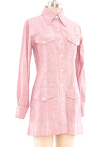 Yves Saint Laurent Chambray Shirt Dress Dress arcadeshops.com