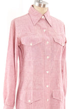 Yves Saint Laurent Chambray Shirt Dress Dress arcadeshops.com