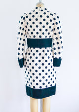 Valentino Polka Dot Coat Dress Dress arcadeshops.com