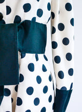 Valentino Polka Dot Coat Dress Dress arcadeshops.com