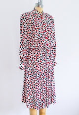 Yves Saint Laurent Dot Print Dress Dress arcadeshops.com