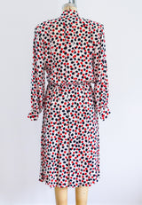 Yves Saint Laurent Dot Print Dress Dress arcadeshops.com