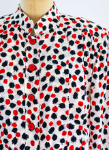 Yves Saint Laurent Dot Print Dress Dress arcadeshops.com