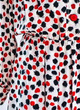 Yves Saint Laurent Dot Print Dress Dress arcadeshops.com