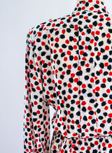 Yves Saint Laurent Dot Print Dress Dress arcadeshops.com