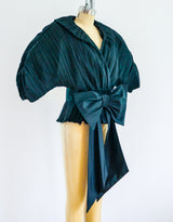 Krizia Pleated Architectural Top Top arcadeshops.com