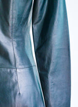 Jitrois Lace Up Leather Mini Dress Dress arcadeshops.com