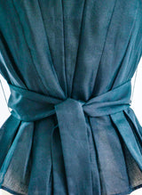 1980's Architectural Pleated Sleeveless Top Top arcadeshops.com