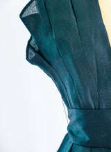 1980's Architectural Pleated Sleeveless Top Top arcadeshops.com