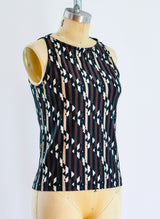 Fendi Logo Print Tank Top arcadeshops.com