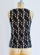 Fendi Logo Print Tank Top arcadeshops.com