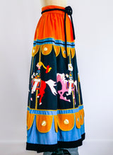 Malcolm Starr Carousel Applique Skirt Dress arcadeshops.com