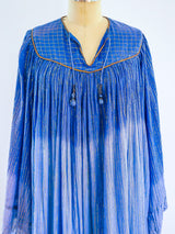 1970's Dip Dyed Cotton Gauze Indian Dress Dress arcadeshops.com