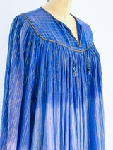 1970's Dip Dyed Cotton Gauze Indian Dress Dress arcadeshops.com