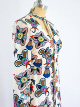 Valentino Floral Print Dress Dress arcadeshops.com