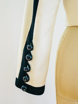 Yves Saint Laurent Cropped Jacket Top arcadeshops.com