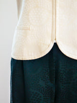 Valentino Black and White Silk Pant with Sleeveless Top Two Piece arcadeshops.com