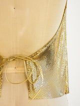 Whiting and Davis Chainmail Halter Top Top arcadeshops.com