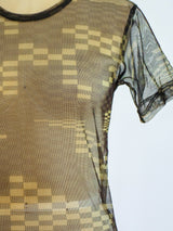 Comme des Garçons Digital Camo Mesh Tee Top arcadeshops.com