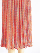 1970's Missoni Orange Knit Dress Dress arcadeshops.com