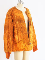 Rust Bleach Dyed Czech Liner Jacket Top arcadeshops.com