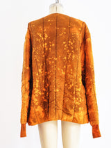 Rust Bleach Dyed Czech Liner Jacket Top arcadeshops.com