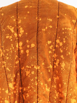 Rust Bleach Dyed Czech Liner Jacket Top arcadeshops.com
