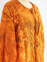 Rust Bleach Dyed Czech Liner Jacket Top arcadeshops.com