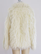 Ivory Shag Jacket Top arcadeshops.com