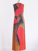 Roberta di Camerino Braid Print Jersey Dress Dress arcadeshops.com