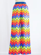 1980's Gucci Rainbow Sawtooth Pants Bottom arcadeshops.com
