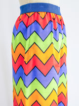 1980's Gucci Rainbow Sawtooth Pants Bottom arcadeshops.com