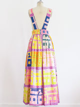 Gloria Vanderbilt Quilt Printed Jumper Dress arcadeshops.com