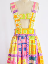 Gloria Vanderbilt Quilt Printed Jumper Dress arcadeshops.com