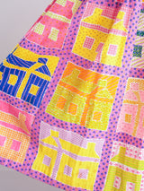 Gloria Vanderbilt Quilt Printed Jumper Dress arcadeshops.com