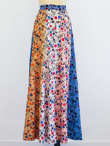 Floral Patchwork Maxi Skirt Skirt arcadeshops.com