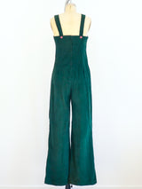 Corduory Jumpsuit with Floral Trim Jumpsuit arcadeshops.com