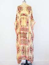 Printed Cotton Caftan Dress arcadeshops.com