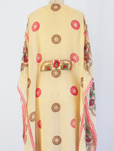 Printed Cotton Caftan Dress arcadeshops.com