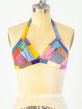 Madras Cotton Halter Top arcadeshops.com