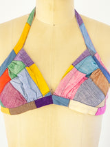 Madras Cotton Halter Top arcadeshops.com