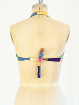 Madras Cotton Halter Top arcadeshops.com