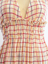 Cotton Gauze Halter Maxi Dress Dress arcadeshops.com