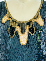 Sequin Embellished Tank Top arcadeshops.com